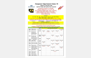 Championnat départemental indoor 